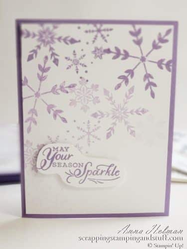 10 Cards In 30 Minutes with Stampin Up Snowflake Wishes - Simple Stamping Christmas Cards