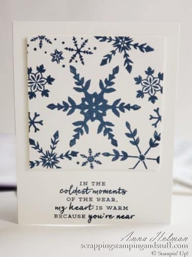 10 Cards In 30 Minutes with Stampin Up Snowflake Wishes - Simple Stamping Christmas Cards