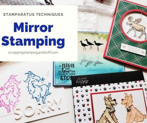 Double The Use of Stamps In Your Collection With The Mirror Stamping Technique. How To Reverse Stamp An Image With The Stamparatus