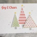 Join in and watch along to make this cute Christmas card idea using the Stampin Up Tree Angle stamp set in the 2020 Holiday Catalog.