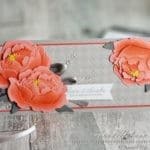 See how to sponge the Stampin Up peony as well as a beautiful slimline card made with the Stampin Up Prized Peony bundle in the 2020 Annual Catalog.