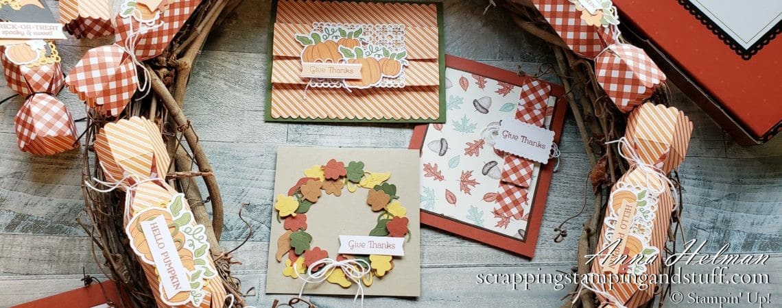 Take a look at the September 2020 Paper Pumpkin Kit - Hello Pumpkin. Use this kit for adorable treat holders or visit for some alternative ideas!