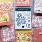 Join me today while I create 10 simple cards using the Stampin Up Blossoms In Bloom stamp set.