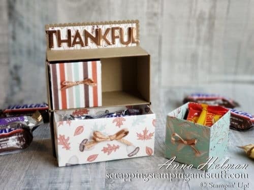 Stop in for this paper treat chest tutorial, and learn to make this adorable chest of drawers to fill with treats!