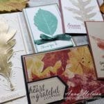 Leaf stamping is an amazing way to make beautiful fall cards using real leaves, ink, and an embossing machine!