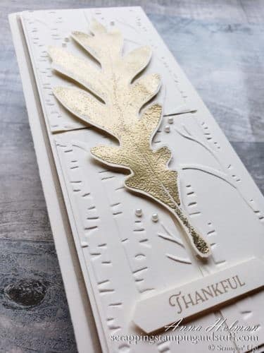 Leaf stamping is an amazing way to make beautiful fall cards using real leaves, ink, and an embossing machine!