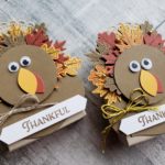 These DIY turkey treat boxes are perfect for your Thanksgiving dinner table. They make wonderful Thanksgiving table decorations, place card holders, or just fun treats!