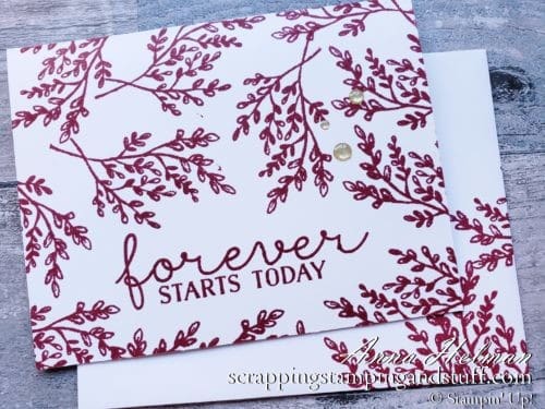 Simple stamping card sets are quick and simple to make, inexpensive, and personal gift ideas! Here's my go-to recipe for simple card sets!