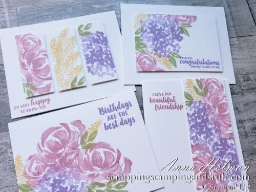 Simple stamping card sets are quick and simple to make, inexpensive, and personal gift ideas! Here's my go-to recipe for simple card sets!