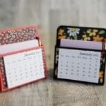 Today is Day 3 of 12 Days of DIY Gift Ideas, and we are making a mini desk calendar -- perfect for a gift that gives all year round!