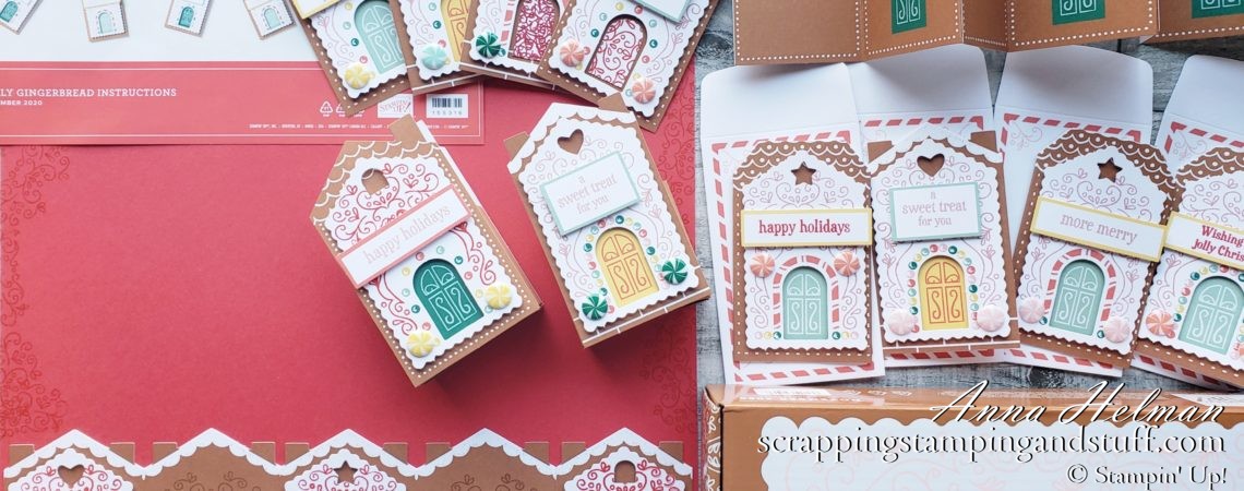 This Jolly Gingerbread kit is full of amazing gingerbread house cards and crafts. Take a look at my November 2020 Paper Pumpkin alternative ideas here!