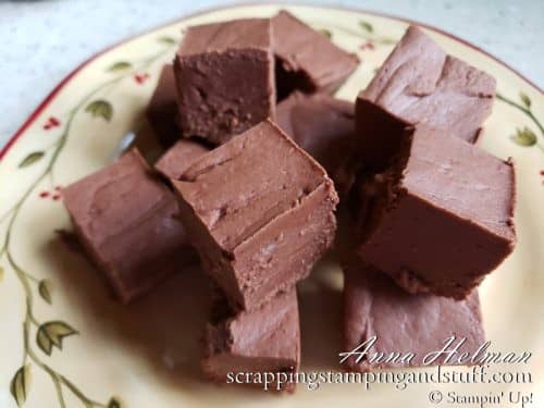 This microwave fudge with marshmallow cream is quick, easy, and the number one best tasting fudge I have EVER tasted. Try it yourself!