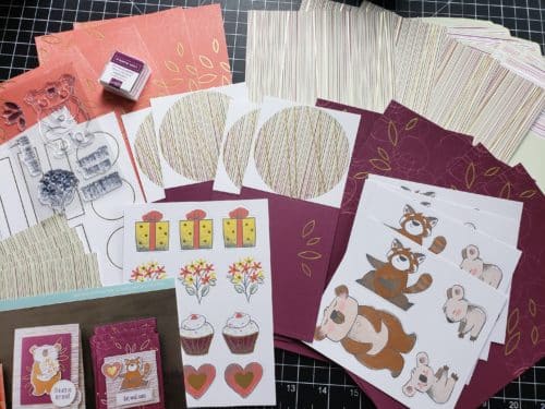 December 2020 Paper Pumpkin Alternatives And Project Ideas - Beary Comforting Monthly Card Kit