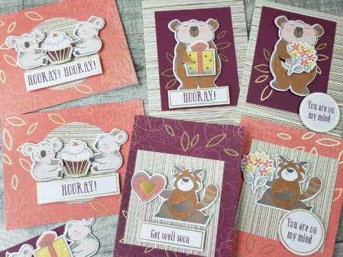 December 2020 Paper Pumpkin Alternatives And Project Ideas - Beary Comforting Monthly Card Kit