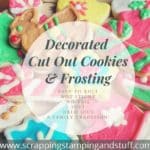 Holiday Cut Out Cookies and Decorator Frosting Recipe - a Christmas tradition! This cookie recipe is easy to work with, no-fail, and makes soft, delicious sugar cookies!