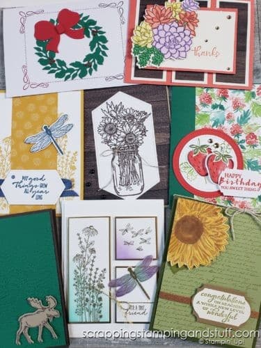 Take a look at these eight beautiful handmade cards from my team card swap.