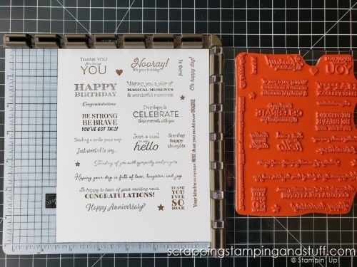 Customize the greetings you use with the Stampin Up Many Messages bundle, and make hundreds MORE tags in minutes!