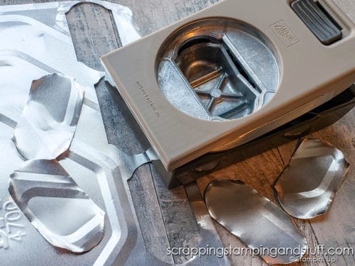 Learn how to sharpen paper punches and make them work like new again using just an aluminum pan and wax paper!