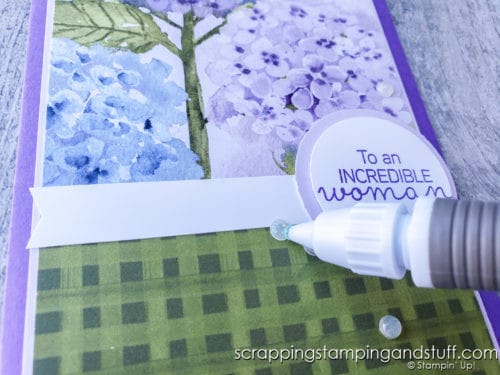 Do you have a hard time applying your embellishments? Try this easy cardmaking hack the next time you apply embellishments to your cards.