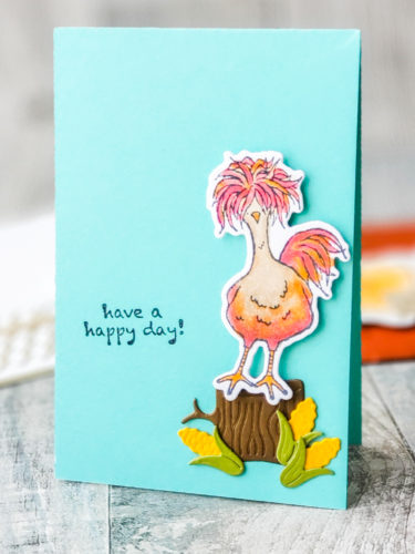 Make amazing chicken cards with the Stampin Up Hey Chick chicken stamp set and dies!