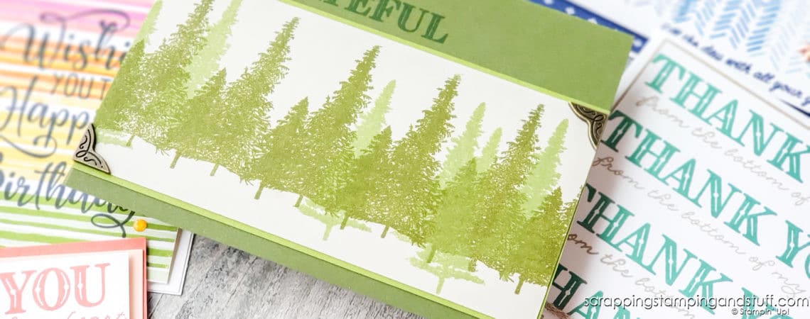 Can your MISTI do this? If not, try this amazing step stamping technique with the Stampin Up Stamparatus today.