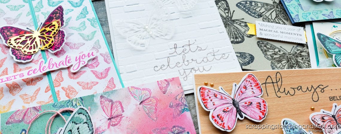 The Stampin Up Butterfly Brilliance bundle is here, and it's gorgeous! Take a look at 8 beautiful card samples here!