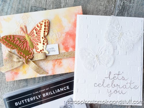 The Stampin Up Butterfly Brilliance bundle is here, and it's gorgeous! Take a look at 8 beautiful card samples here!