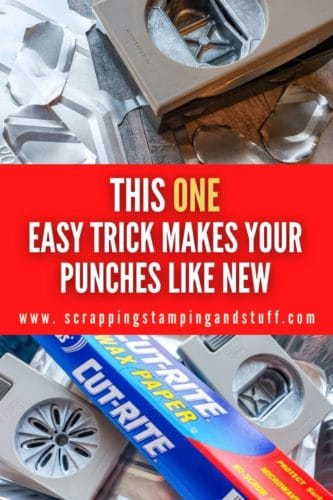 Learn how to sharpen paper punches and make them work like new again using just an aluminum pan and wax paper!