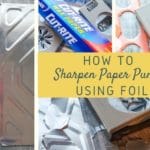 Learn how to sharpen paper punches and make them work like new again using just an aluminum pan and wax paper!