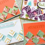 Make this wonderful chevron card design in minutes with a few paper scraps and a simple folding technique!