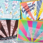 Click here to see this amazing starburst card design and learn how to make a gorgeous glimmering rainbow card!