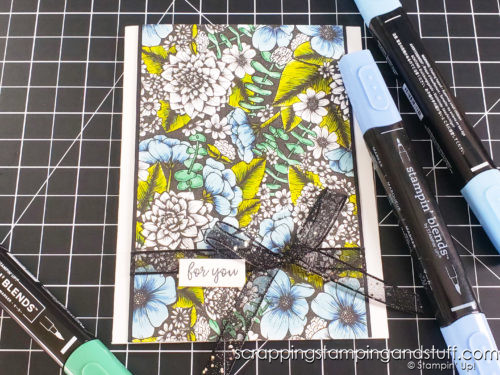 Have you ever thought to add color to your designer papers? Take a look at these 6 ways to color and customize your patterned prints!