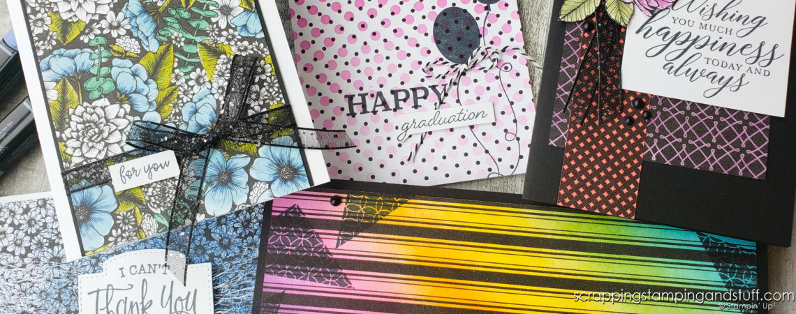 Have you ever thought to add color to your designer papers? Take a look at these 6 ways to color and customize your patterned prints!