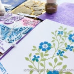 Try out these 7 ways to use Shimmer Paint by Stampin Up on your card making projects.