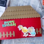 Make this hilarious hen house fun fold pop up card today with the Stampin Up Hey Birthday Chick stamp and die set!