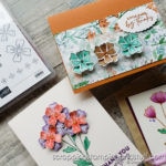 Check out this awesome stamp & punch combo called Stampin Up Flowers of Friendship. A quick & easy flower bundle for beautiful floral cards!