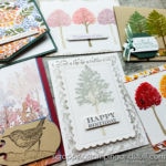 Make beautifully stunning tree cards with the Stampin Up Beauty of Friendship stamp set! Get 6 card ideas here!