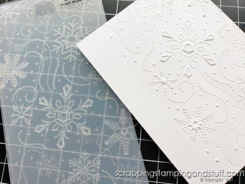 Get the most out of your mini embossing folders with these 5 tips, and even learn how to emboss paper that is larger than the folder itself!