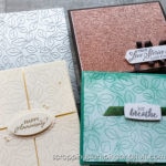 Make beautiful backgrounds with your cards all day long using the Stampin Up Stitched Greenery background die.