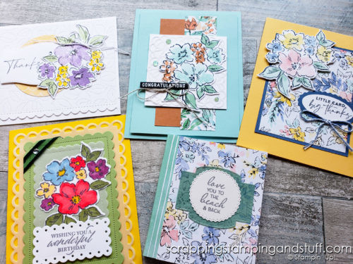 Take a look at these 52 amazing card and 3D paper project samples I received during the Stampin Up Maui Incentive Trip!