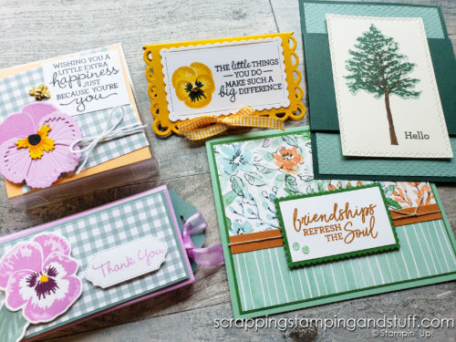 Take a look at these 52 amazing card and 3D paper project samples I received during the Stampin Up Maui Incentive Trip!