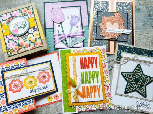 Take a look at these 52 amazing card and 3D paper project samples I received during the Stampin Up Maui Incentive Trip!