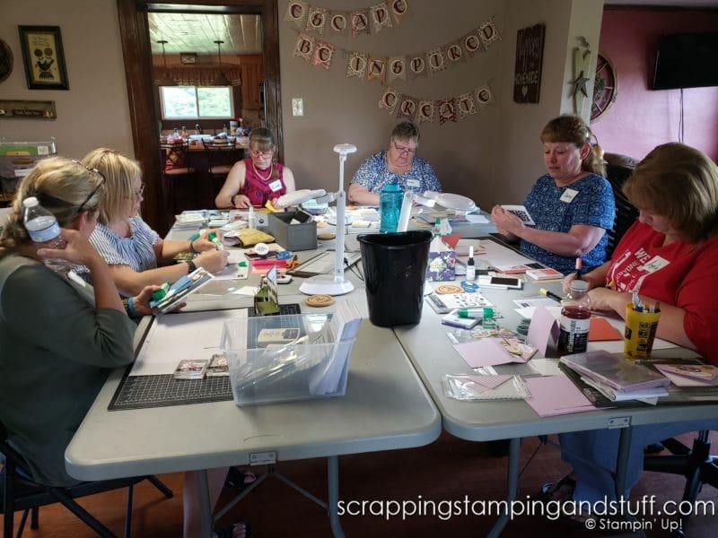 See highlights and info from my recent Stampin Up Team retreat for Stampin Up demonstrators on my Sassy Stampers team.