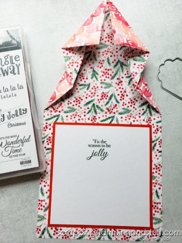 This arrow fold card design is such a fun card fold to try, plus it's a great way to use up the paper in your stash! 