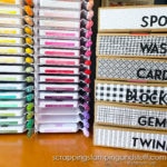 Do you love an organized craft area? Check out this idea for using Stampin Up kit and Paper Pumpkin boxes for inexpensive storage options!