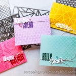 Learn how to use stencils for cardmaking! You