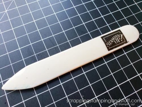 What is a bone folder? It's a tool for scoring and creasing paper, and is a must-have tool for every papercrafter. Learn more here!