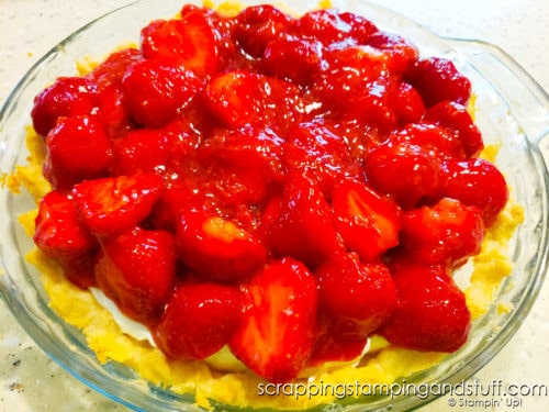 Strawberry Pie With Cream Cheese Recipe - Best Strawberry Pie Ever!