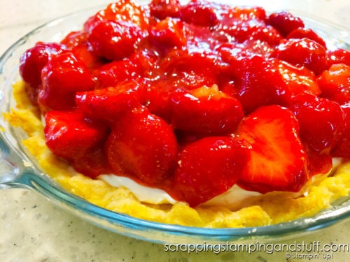 Strawberry Pie With Cream Cheese Recipe - Best Strawberry Pie Ever!