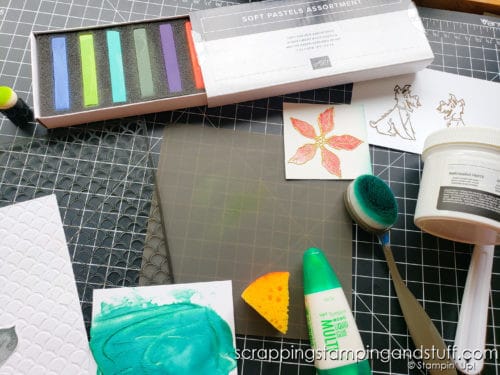 This silicone mat for crafts is a multipurpose tool for your craft collection with over 15 uses - Stampin Up Silicone Craft Sheet.